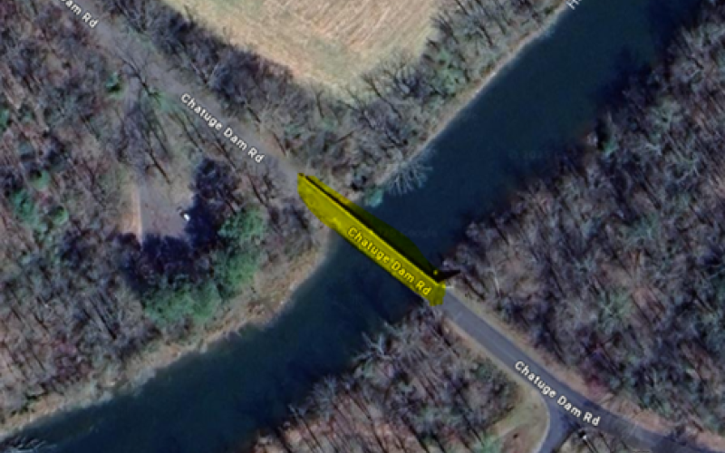 Tennessee Valley Authority crews will be conducting geotechnical inspections of the ground beneath the bridge across Chatuge Dam Road.