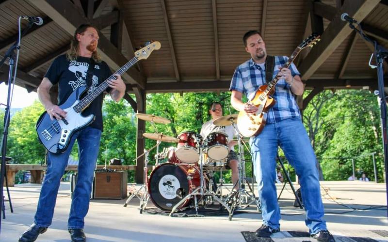 Southern Vantage, Andrew Smith, Devin Ruff and Brian Nicholson, will be performing from 7-9 p.m. Friday, Aug. 22 on the Hayesville Square.