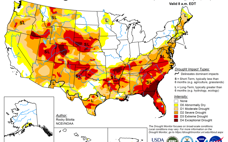 U.S. Drought monitor