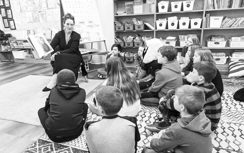 Angel Owens's first pic as a teacher assistant with Clay County Schools, the role she started after subbing. She has moved up over the years and has worked in district leadership for several years. In between, she has taught elementary school, coached, driven a bus and more.