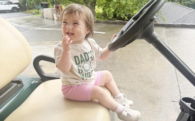 Sweet little Laikley Taylor is on standby ready to go in case someone needs an extra team member.
