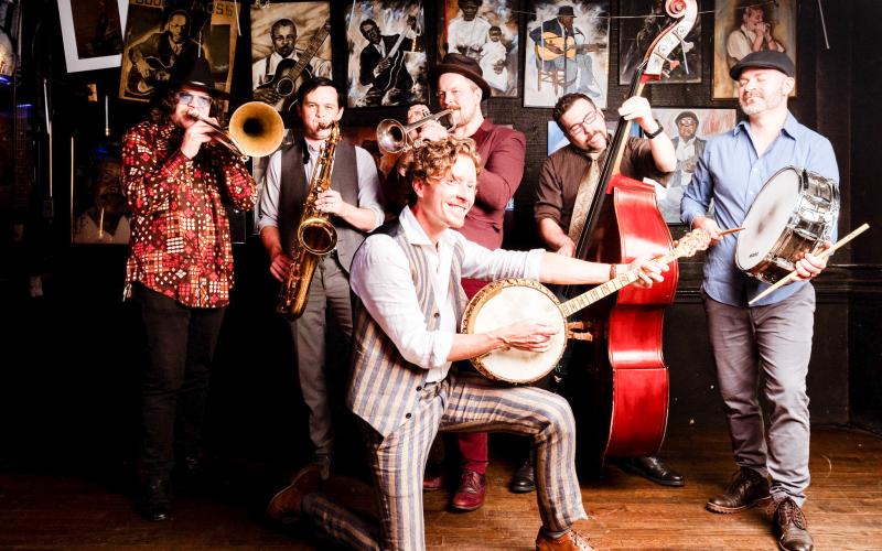 Blair Crimmins and the Hookers bring supercharged hot ragtime jazz infused with a touch of rock and roll to the Peacock at 7:30 p.m. Saturday, June 27.
