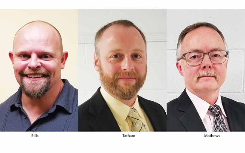 James "Jaybird" Ellis, Jeff Tatham, and Arnold Mathews are running unopposed for the Cherokee County Board of Education..