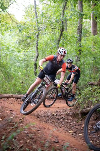 (Photo • Dashing Images) Participants “ride the rabbit,” during the record setting Chainbuster event held last weekend.