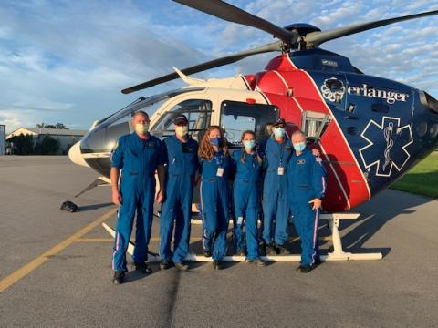 LIFE FORCE Crew Members are deployed to aid in hurricane disaster relief.
