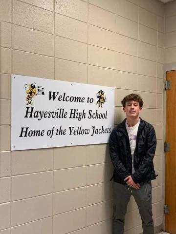 Landon Hughes will be a center point for the HHS cross country teams for years to come.