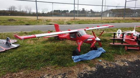 (Travis Dockery • Clay County Progress) This RC plane is so realistic, it even has a competent pilot seated behind the controls. 