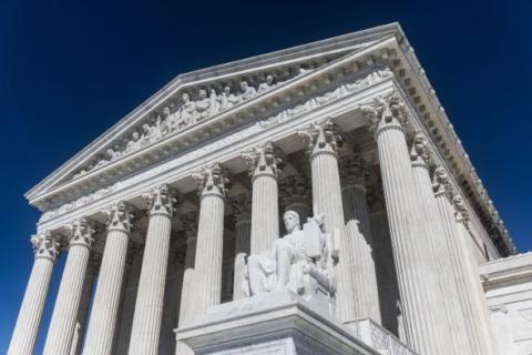 U.S. Supreme Court building. ) File photo from supremecourt.gov)