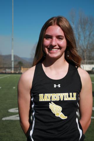 Emma Shook finished first in the 100-meter hurdles