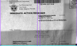 The scam letter appears on an official looking letterhead.