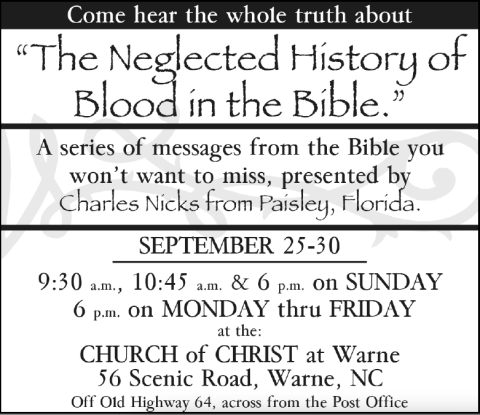 The Neglected History of Blood in the Bible