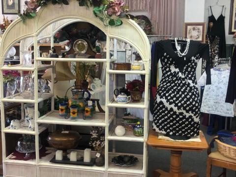 Lorrie Ross • Clay County Progress A REACH Thrift Store display shows the variety of items available. 