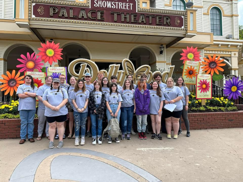 HHS Band members are, from, front left, Alexis Dockery, Athena Darnell, Sunshine Lamontagne, Maya Polk, Abigail McClure, Georgia Inglima, Ann Gibson and Madison Bright; back, Wyatt Eggleston, Garrett Segars, Jacob Christiansen, Grace Gibson, Kile Cunningham, Leyah Parrinello, Isaiah Ortega, Braedon Garrett, Dallyn Rhea and Felicia Falk. “I am so proud of our students for the growth they have shown this year,” said Dockery.
