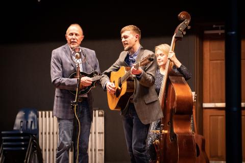 The Barker Brothers, from left, Scott, Jeremy and Angie Barker are scheduled to perform Saturday, June 10 at Brasstown Community Center.