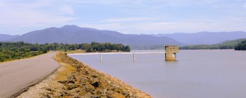 The Tennessee Valley Authority is conducting a safety study at Chatuge Dam which was completed in 1942. 