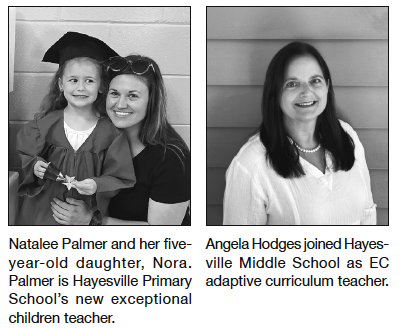Natalie Palmer and Angela Hodges