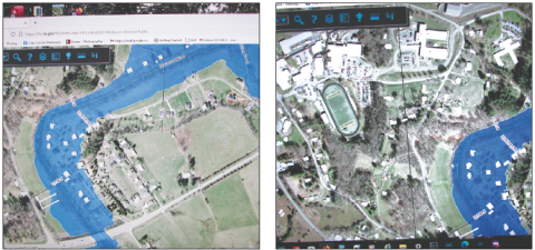 Website: www.fris.nc.gov shows potential flood risk for parts of Hayesville.