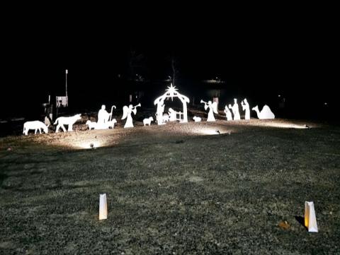 Deby Jo Ferguson • Clay County Progress Driving through the Clay County Recreation Park at Lake Chatuge has taken on a sacred presence with beautiful, lighted traditional Christmas scenes like The Nativity, among others.