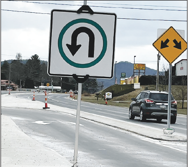 Deby Jo Ferguson • Clay County Progress Directional signs were installed Friday and most of the cones were removed from Highway 69 indicating the end of the project