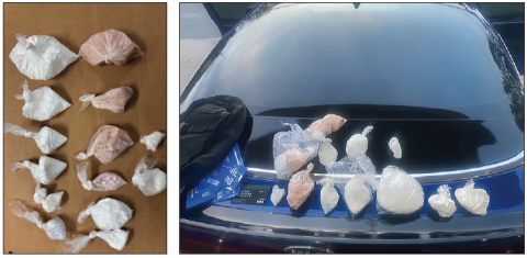 Drugs found from the scene of traffic stop on March 1 leads to approximately 504 grams of fentanyl along with other drugs confiscated.