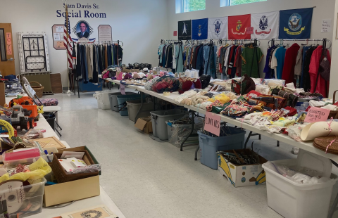Profits from the yard sale will be used for our numerous projects that help veterans.