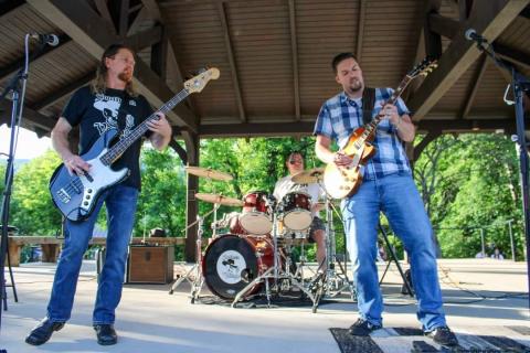 Southern Vantage, Andrew Smith, Devin Ruff and Brian Nicholson, will be performing from 7-9 p.m. Friday, Aug. 22 on the Hayesville Square.