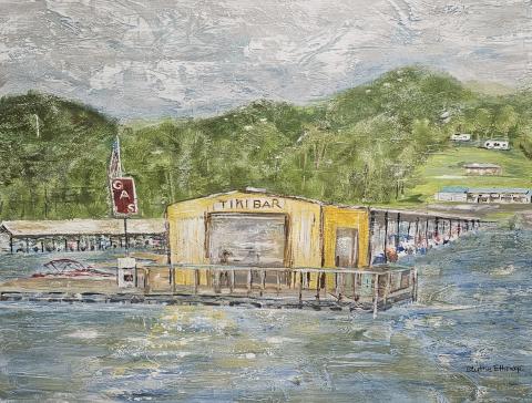 Guests attending performances this month can preview selected art auction items now on display in the Peacock lobby.