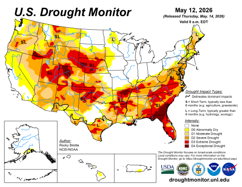 U.S. Drought monitor