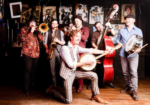 Blair Crimmins and the Hookers bring supercharged hot ragtime jazz infused with a touch of rock and roll to the Peacock at 7:30 p.m. Saturday, June 27.