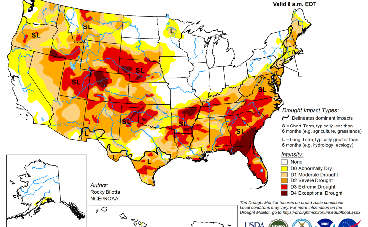 U.S. Drought monitor