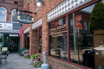  Businesses welcome visitors in Downtown Graham, N.C. (Image by Maya Reagan, Carolina Journal)