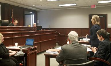 Judge David Lee presiding in Leandro case. (Carolina Journal file)