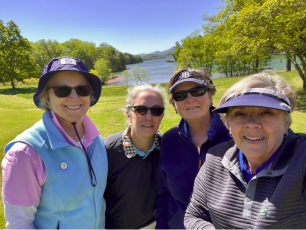 Clay Shores Ladies Golf Association season opener first place winners were Evie Miller, Debra Estes, Martha Barker and Kathy Stewart.