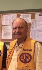Carl Moore was recognized for years of service by the Clay County Lions Club.