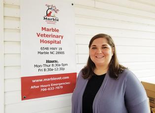 Amanda Gambill is welcoming families to make appointments for their pets at her new business in Marble. Photo by Samantha Sinclair