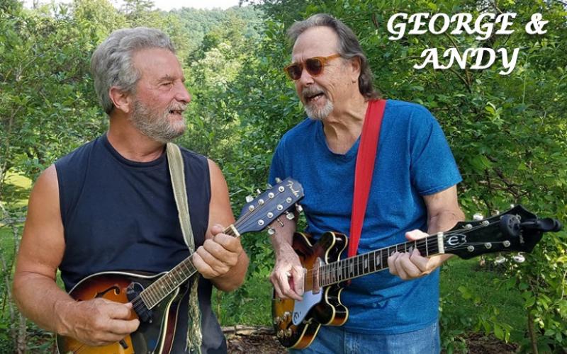 Hamilton will be followed by popular duo Andy Ward on mandolin and George Boothroyd on guitar. Their eclectic mix of classic hits, blues and more has been a featured favorite for easy listening in north Georgia and western North Carolina.