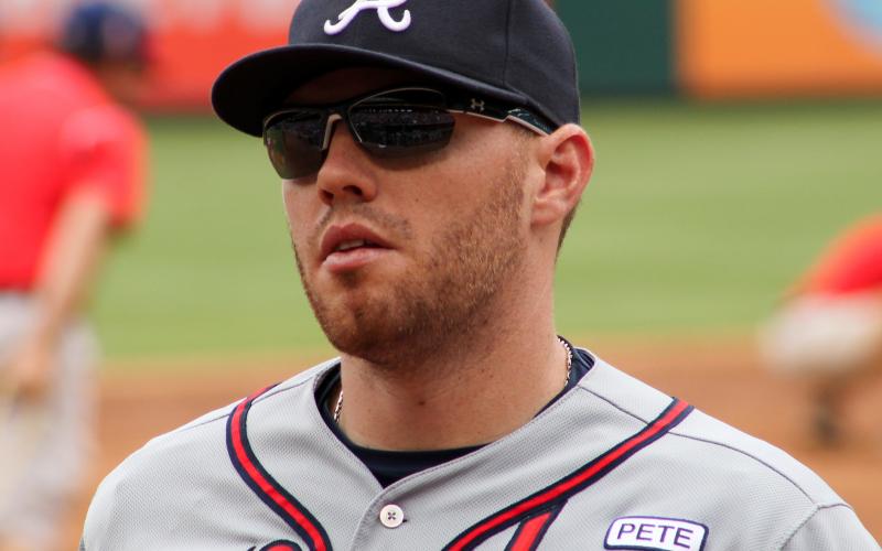 Eric Enfermero • Wiki Commons Atlanta’s All-Star first baseman Freddie Freeman’s season is uncertain as he is home recovering from COVID-19.