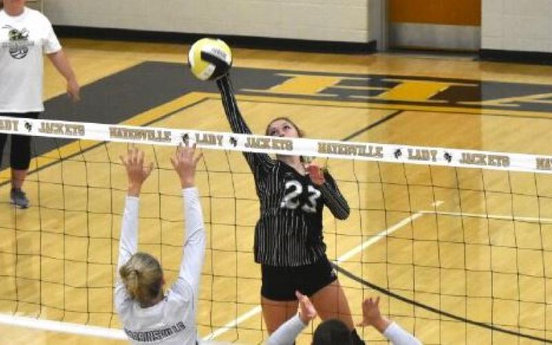 (Travis Dockery • Clay County Progress) Jena Baldwin and the Lady Yellow Jacket volleyball teams will hit the court in November