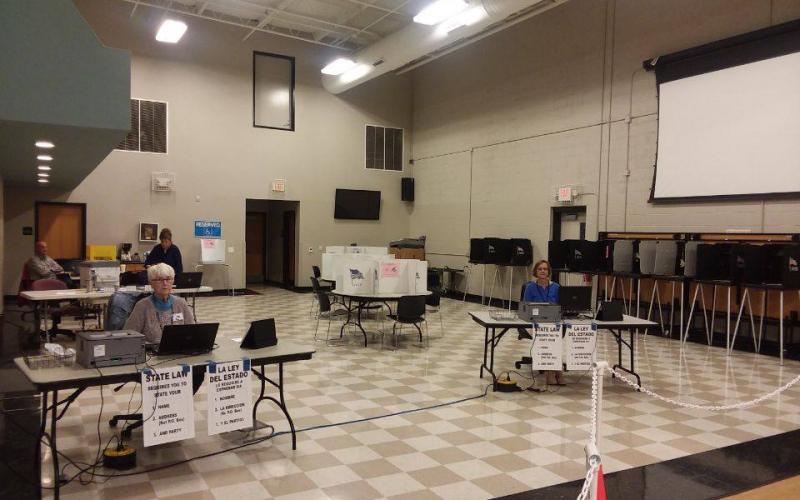 Polling place in Johnston County. Carolina Journal)