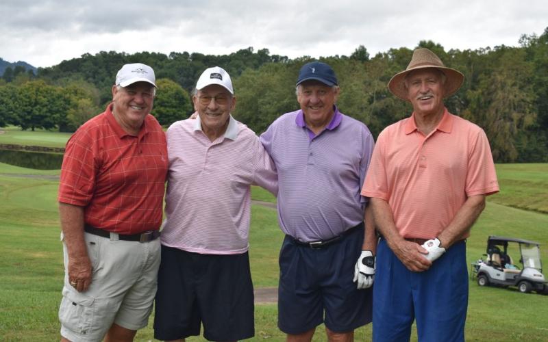 Bethel Guidry Scholarship Golf Tournament was sponsored by Good Shepherd Episcopal Church in Hayesville on Sept. 10. Winners of the Low Score Foursome were Mike Smith, Dick Welton, Marvin Davenport and Ed Moore.