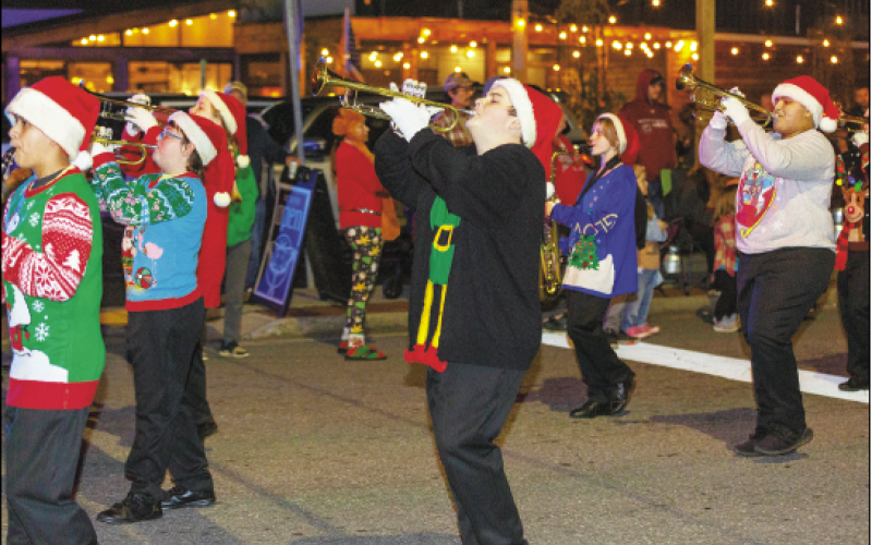 The Hayesville Marching Band brought an upbeat holiday tempo to Saturday’s Hayesville Christmas Parade and proved to be one of the highlights of the event. The band was among a large number of participants in the 2022 parade which appears to have been the largest in its history.