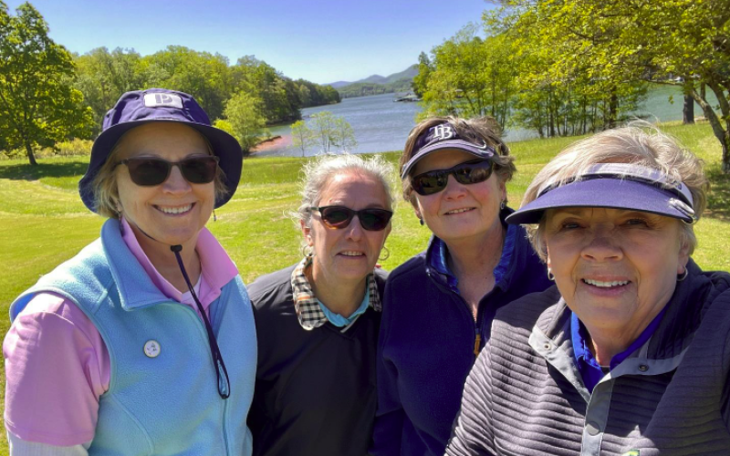 Clay Shores Ladies Golf Association season opener first place winners were Evie Miller, Debra Estes, Martha Barker and Kathy Stewart.